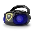 00819885021051us Auna Roadie Portable Boombox With Cd Player And Radio Led