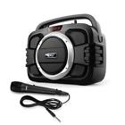 068888766081 Compact Bluetooth Boombox Microphone