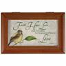 112404 096069174950 Carson Home Accents Music Box Faith Hope Love