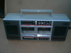 1268 Worldstar Double Cassette Track Boombox Radio Model