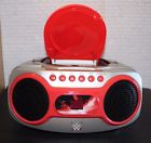 13505-03085-wl Wwe Electronics Cd Player Radio Boombox World Wrestling Entertainment Red
