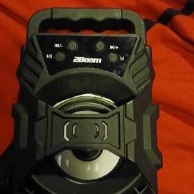 Bx110 2boom Boombox Black Rechargeable Battery Dc Input Portable Stereo