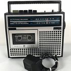3-5206b Ge Neral Electric Stereo Radio Cassette Recorder Boombox Tested