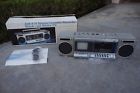 39985 Montgomery Ward Portable Stereo Tv Boombox Ghetto Blaster Cassette Am