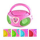 4330349370 Auna Roadie Portable Boombox Cd Player And Radio Led Light