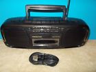 4625blk 4525 Soundesign Vtg Stereo Radio Cassette Recorder Player Mini Boombox