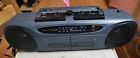 456k Philco Portable Stereo Radio Dual Cassette Recorder Boombox Vintage 456k Philco Portable Stereo Radio Dual Cassette Recorder Boombox Vintage