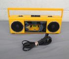 4606yel Soundesign Vintage Bright Yellow Stereo Cassette Boombox