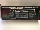 4754 Soundesign Portable Stereo Cassette Radio Recorder System Boombox