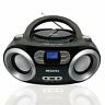 Cb-m25bt 612592582446 Megatek Portable Cd Player Boombox With Fm Stereo