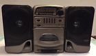 7991 Electro Brand Vtg Stereo Boombox Removable Speakers Cassette Player Power