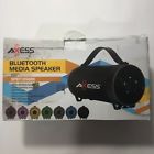 Spbt1056bk 818443016591 Axess Portable Thunder Sonic Bluetooth Cylinder Loud Speaker