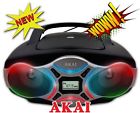 Ce2016-l 846933020162 Akai Portable Boombox With Lcd Display Aux Line
