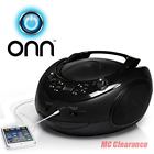 85141 Onn Portable Cd Player Top With Jack Radio 781861885141