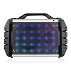 885249805308 Reiko Boombox Bluetooth Neon Colored Speaker In Black