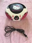 973783 Hello Kitty Cd Boombox With Stereo Radio