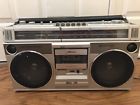 M9860 9860 Sanyo Vintage Boombox Dolby Sound Radio Cassette Player Works