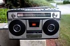 9970 Sanyo Boombox Sony Jvc Ghettoblaster Cassette Player 9970 Sanyo Boombox Sony Jvc Ghettoblaster Cassette Player