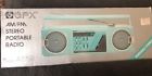 A275r Gpx Vintage Radio In Box New Stereo Portable Boombox Rare