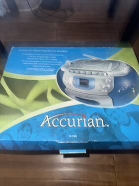 Npb-426-blk Accurian Npb-426-blk/slv Portable Cd Player With Am/fm Stereo Radio Cassette Player/recorder Npb-426-blk Accurian Npb-426-blk/slv Portable Cd Player With Am/fm Stereo Radio Cassette Player/recorder