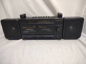 Lw-8080 Acoustix Vtg Boombox Radio Am/fm Stereo Cassette Deck - As -is Read