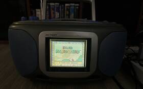 Action Acn-5410 4 Inch Lcd Color Tv/cd/radio Vintage Boombox
