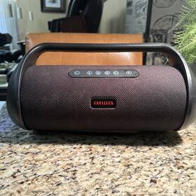 Ai6034-blk Aiwa Ai6034 Portable Wireless Bluetooth Speaker Tested
