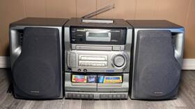 Ca-dw653u Aiwa Ca-dw653 Cd Cassette Player Boombox Radio Working