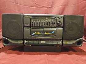 Ca-w51h Aiwa Ca-w51 Radio/cassette Tape/ Aux In Portable Stereo Boombox Ghetto-blaster