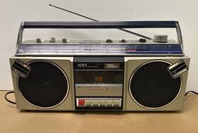 Cs-300h Aiwa Am Fm Radio Boombox Ghettoblaster Cassette Player Parts Repair Read