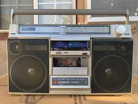 Cs-660 Aiwa Boombox Ghettoblaster Cassette Player Working Watch Video