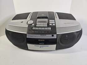 Csd-87 Aiwa Stereo Am/fm Compact Disc Cassette Player No Remote Works Great