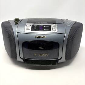 Csd-es155 Aiwa Vtg Boombox Portable Cd Cassette Amfm Stereo Radio Tested