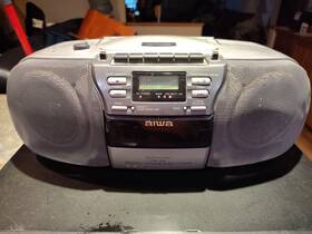 Csd-es30u Aiwa Rare Vintage Csd-ed30 Cd Cassette Recorder Am/fm Stereo Boombox Tested