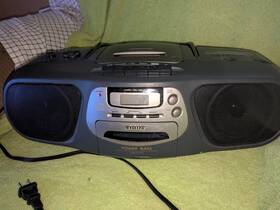 Csd-ex100 Aiwa - Portable Stereo Cassette Cd-r/rw Player Fm Am Radio