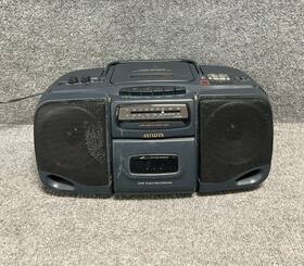Csd-ex120u Aiwa Am/fm Radio Cd Cassette Tape Stereo Boombox - No Batteries