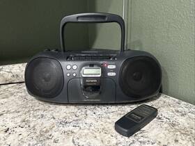 Csd-ex35u Aiwa Vtg 1994 Cd Disc Stereo Radio Cassette Recorder Boombox Mint