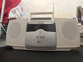Csd-sl10u Aiwa Csd-sl10 Boombox Cd Cassette Tape Radio Stereo Recorder Vintage 90s Fwo