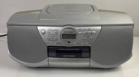Csd-td69uc Aiwa Portable Cd Cassette Deck Am/fm Radio Boombox 2002 All Works