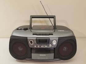 Csd-td901uc Aiwa Vintage 2002 Cd Cassette Stereo Boombox Model Excellent