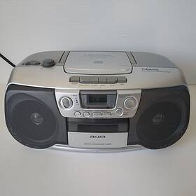 Csd-td902uc Aiwa Boombox Cd-casette Player-radio With Cord Tested Works