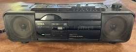 Csd-xl25u Aiwa Compact Disc Stereo Radio Cassette Recorder Vintage Working