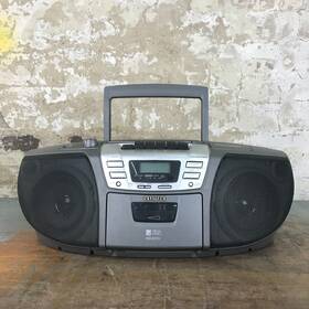 Csd-ed26 Aiwa I.4 B 20241009 Cb.19 Compact Am Fm Radio Cd And Cassette Boombox Tape Deck Working