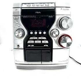 Jax-n5 Aiwa Bookshelf Cd Player Boombox Stereo Tested Works No Speakers