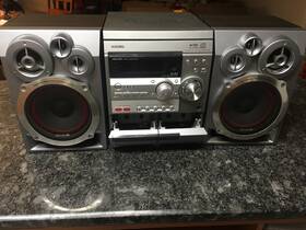 Nsx-d60 Aiwa Vintage Stereo System Cd Cassette Radio