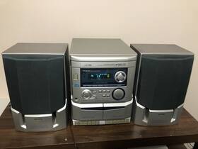 Xc-naj14 Aiwa Stereo Mode 3cd/cassette/radio Test Working Good