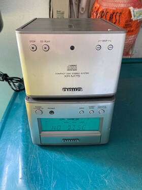 Xr-m75 Aiwa Compact Cd/cassette Deck/am/fm/ Missing Amplifier Parts/repair