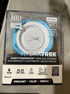 Altec Lansing 021331108654 Hydratrek Bluetooth Waterproof Speaker - Aqua Blue