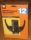 As12 Gemini Vintage Pocket Stereo Radio Headphones Model New