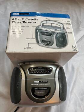 Bcs2006wagl Audio Solutions Vintage Am/fm Cassette Player Recorder Model Bcs2006wag